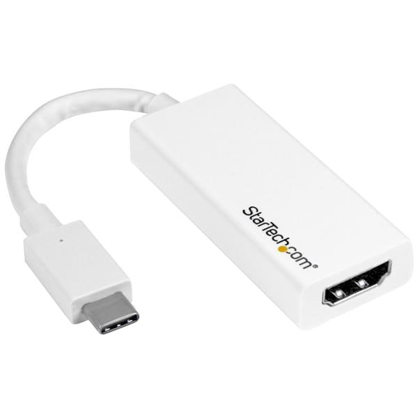 StarTech.com USB C to HDMI Adapter 4K 60Hz White - ONE CLICK SUPPLIES