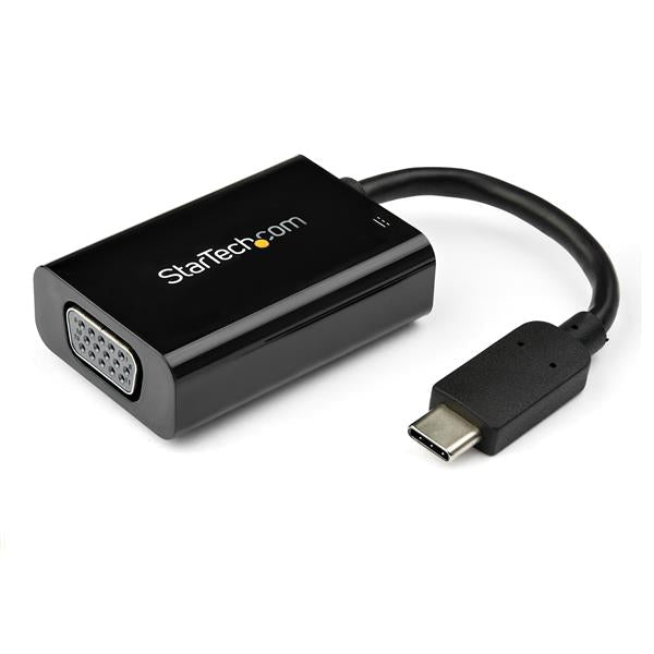 StarTech.com USB C to VGA Adapter with Power Delivery - ONE CLICK SUPPLIES