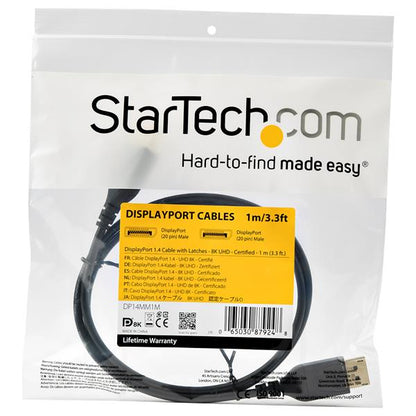 StarTech.com 1m DisplayPort 1.4 Cable Vesa 8K 60Hz - ONE CLICK SUPPLIES