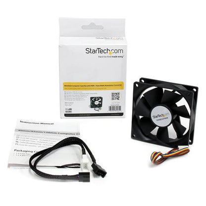 StarTech.com 80x25mm Computer Case Fan with PWM - ONE CLICK SUPPLIES