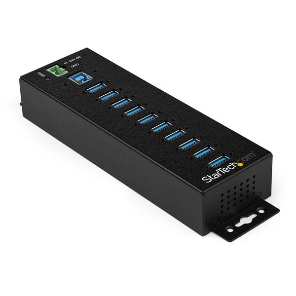 StarTech.com 10 Port USB3 Ind Hub with Power Adapter - ONE CLICK SUPPLIES