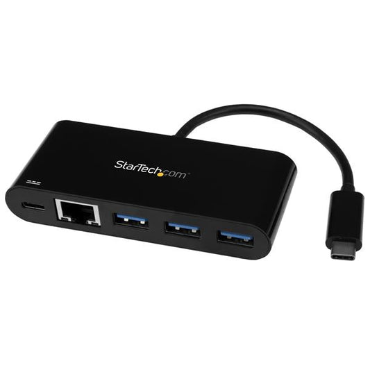 StarTech.com 3PT USB 3.0 C HUB PLUS GBE PD 2.0 - ONE CLICK SUPPLIES