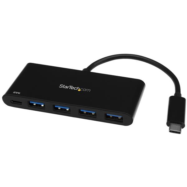 StarTech.com 4 Port USB C Hub with PD C to A USB 3.0 - ONE CLICK SUPPLIES