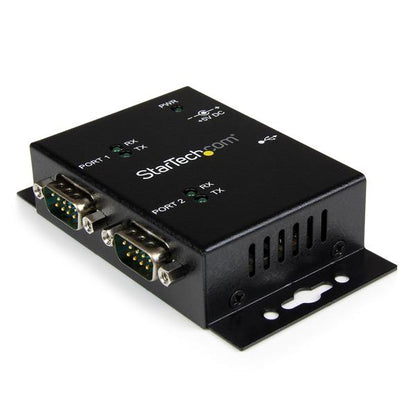 StarTech.com 2PT Ind Mount USB to Serial Adapter Hub - ONE CLICK SUPPLIES