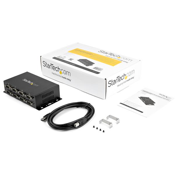 StarTech.com 8 Port USB to DB9 RS232 Serial Adapter - ONE CLICK SUPPLIES