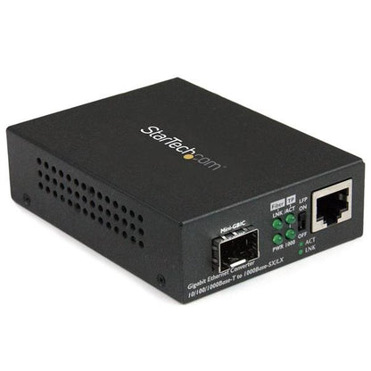 StarTech.com GbE Fiber Media Converter Open SFP Slot - ONE CLICK SUPPLIES