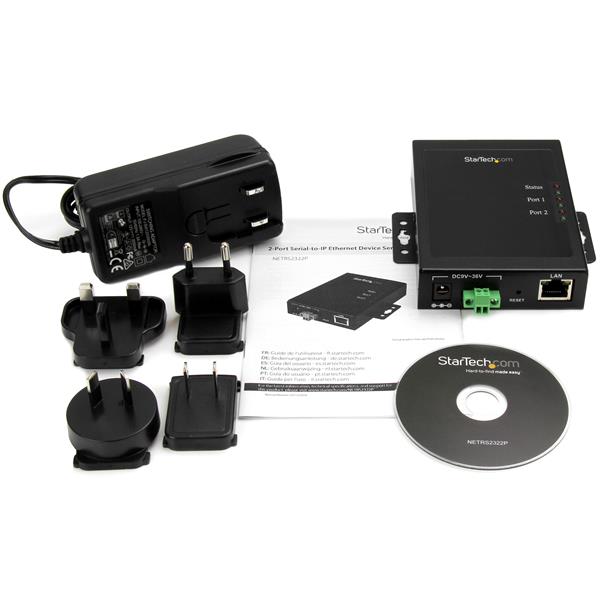 StarTech.com 2PT Serial to IP Ethernet Device Server - ONE CLICK SUPPLIES