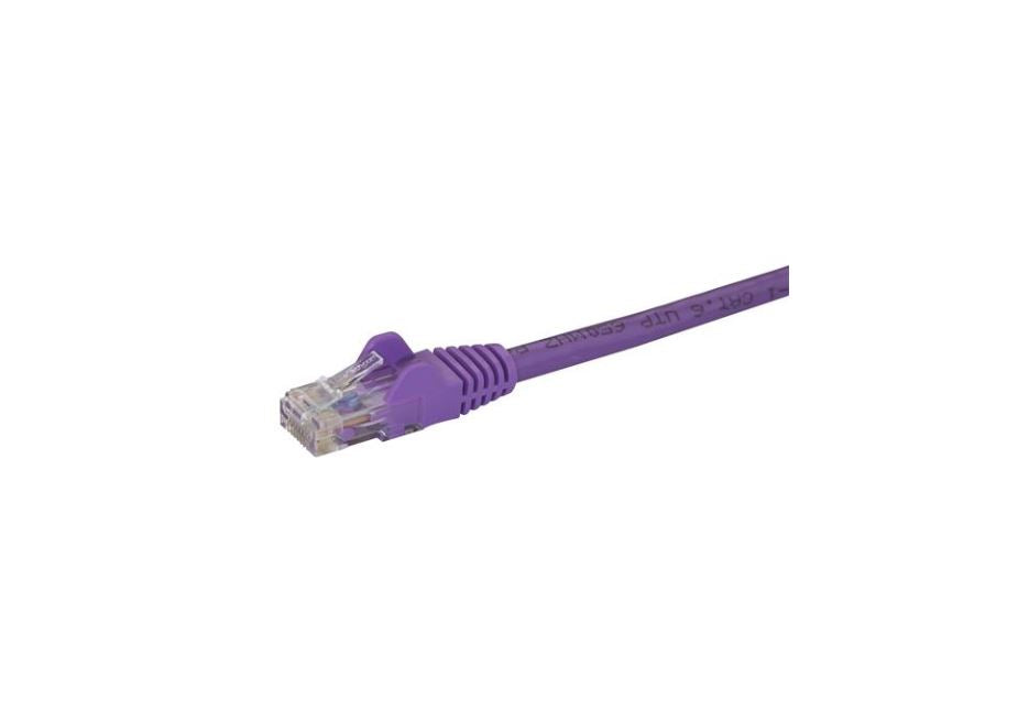 StarTech.com 2m Purple GB Snagless RJ45 Cat6 Cable - ONE CLICK SUPPLIES