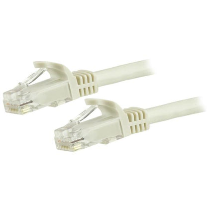 StarTech.com 3m White GB Snagless RJ45 UTP Cat6 Cable - ONE CLICK SUPPLIES