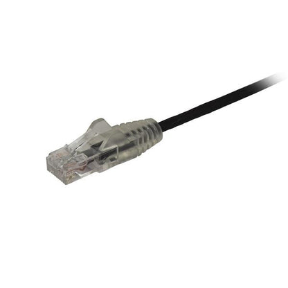 StarTech.com 2.5m Black Slim CAT6 Patch Cable - ONE CLICK SUPPLIES