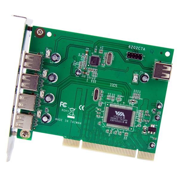 StarTech.com 7 Port PCI USB Card Adapter - ONE CLICK SUPPLIES