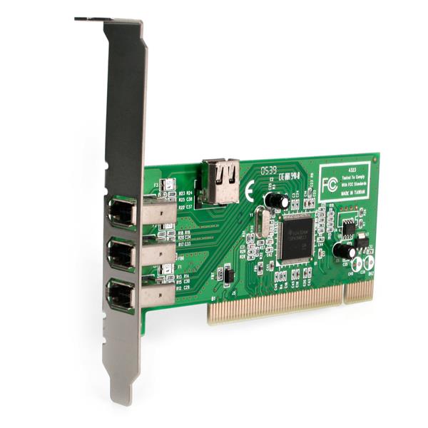 StarTech.com 4 Port PCI 1394a FireWire Adapter Card - ONE CLICK SUPPLIES