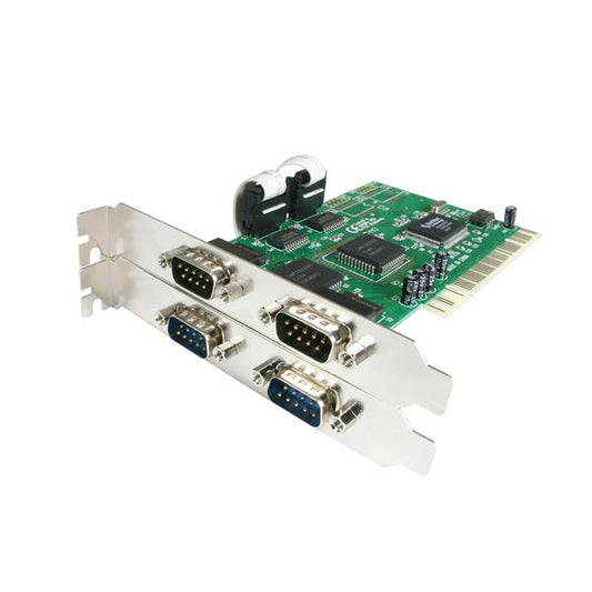 StarTech.com 4 Port PCI 16550 Serial Adapter Card - ONE CLICK SUPPLIES