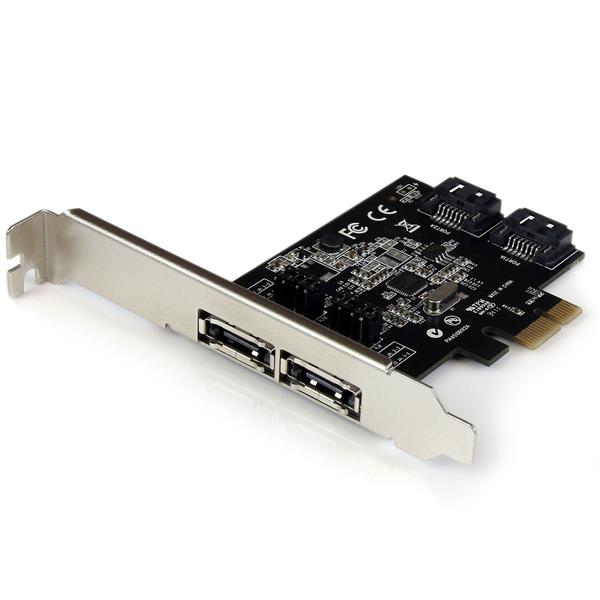 StarTech.com 2 Port PCIe SATA eSATA Controller Card - ONE CLICK SUPPLIES