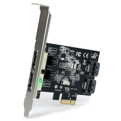 StarTech.com 2 Port PCIe SATA eSATA Controller Card - ONE CLICK SUPPLIES