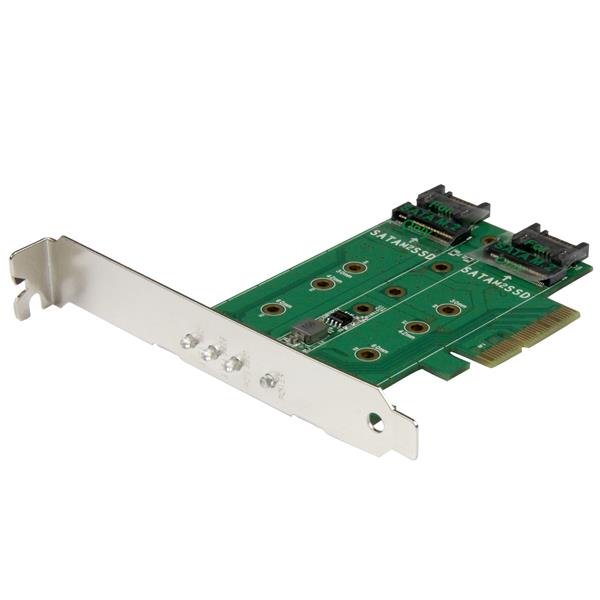 StarTech.com M.2 SSD Card 1x PCIe NVMe 2x SATA M.2 - ONE CLICK SUPPLIES