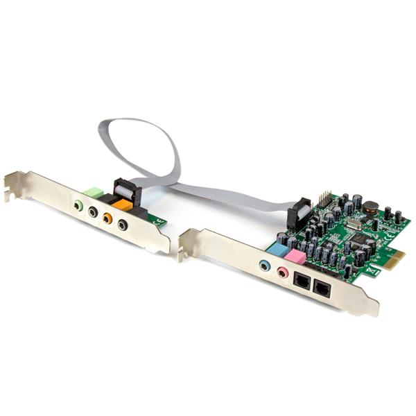 StarTech.com 7.1 PCIe Channel Sound Card 24bit 192KHz - ONE CLICK SUPPLIES