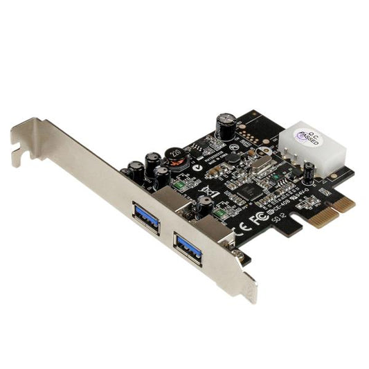 StarTech.com 2 Port PCIe USB3 Card Adapter UASP LP4 - ONE CLICK SUPPLIES