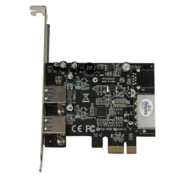 StarTech.com 2 Port PCIe USB3 Card Adapter UASP LP4 - ONE CLICK SUPPLIES