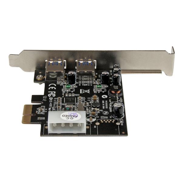 StarTech.com 2 Port PCIe USB3 Card Adapter UASP LP4 - ONE CLICK SUPPLIES