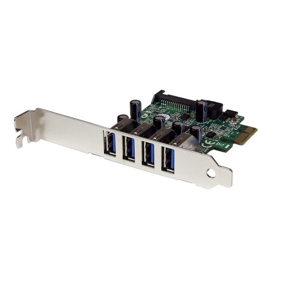 StarTech.com 4 Port PCIe USB 3.0 Controller Card UASP - ONE CLICK SUPPLIES