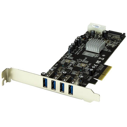 StarTech.com 4PT PCIe USB3 Card Adapter UASP SATA LP4 - ONE CLICK SUPPLIES