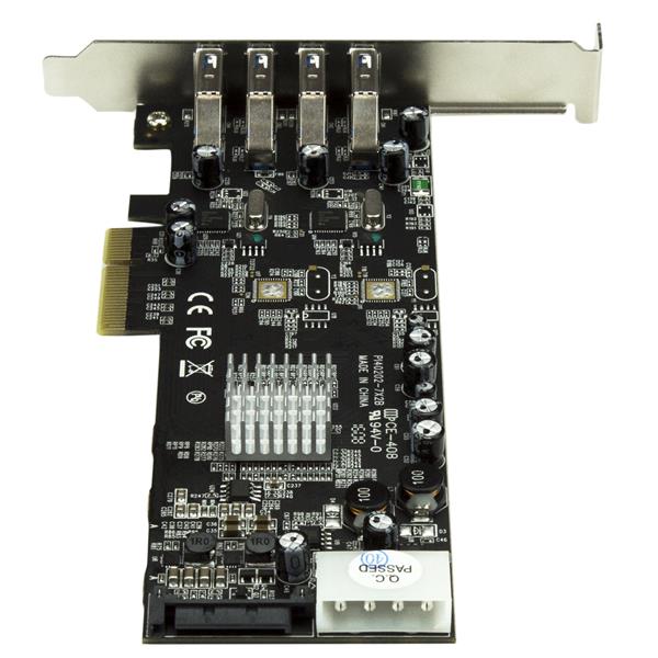 StarTech.com 4PT PCIe USB3 Card Adapter UASP SATA LP4 - ONE CLICK SUPPLIES