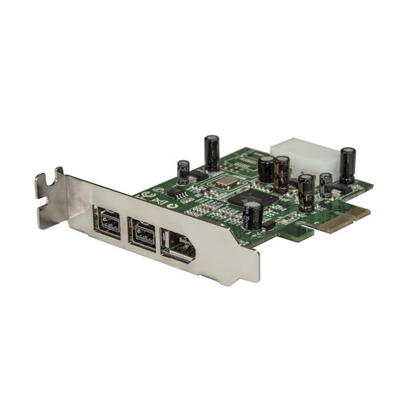 StarTech.com 3 Port 2b 1a LP 1394 PCIe FireWire Card - ONE CLICK SUPPLIES