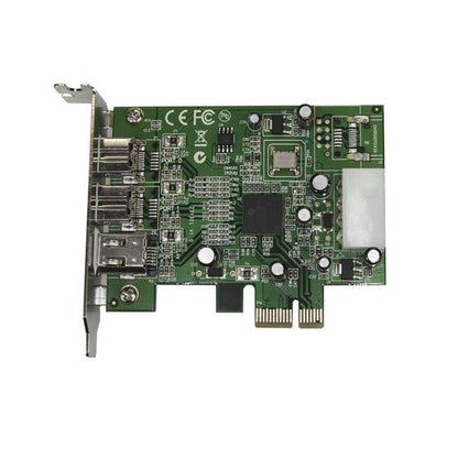 StarTech.com 3 Port 2b 1a LP 1394 PCIe FireWire Card - ONE CLICK SUPPLIES