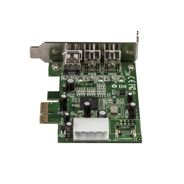 StarTech.com 3 Port 2b 1a LP 1394 PCIe FireWire Card - ONE CLICK SUPPLIES