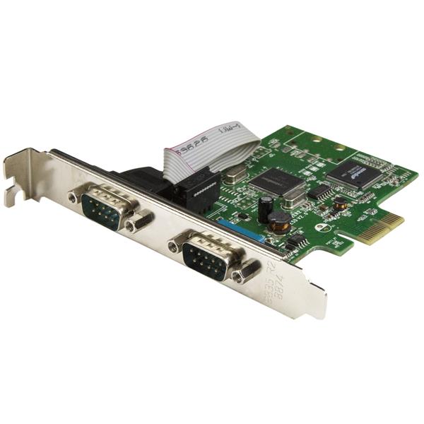 StarTech.com 2PT PCIe Serial Card with 16C1050 UART - ONE CLICK SUPPLIES