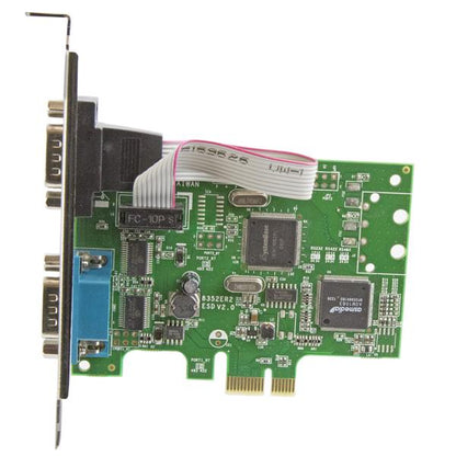 StarTech.com 2PT PCIe Serial Card with 16C1050 UART - ONE CLICK SUPPLIES