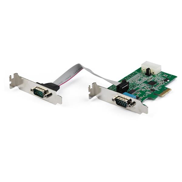 StarTech.com 2 Port RS232 Serial Adapter PCIe Card - ONE CLICK SUPPLIES