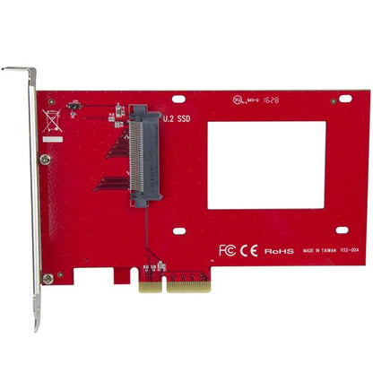 StarTech.com U.2 to PCIe Adapter 2.5 U.2 NVMe SSD - ONE CLICK SUPPLIES