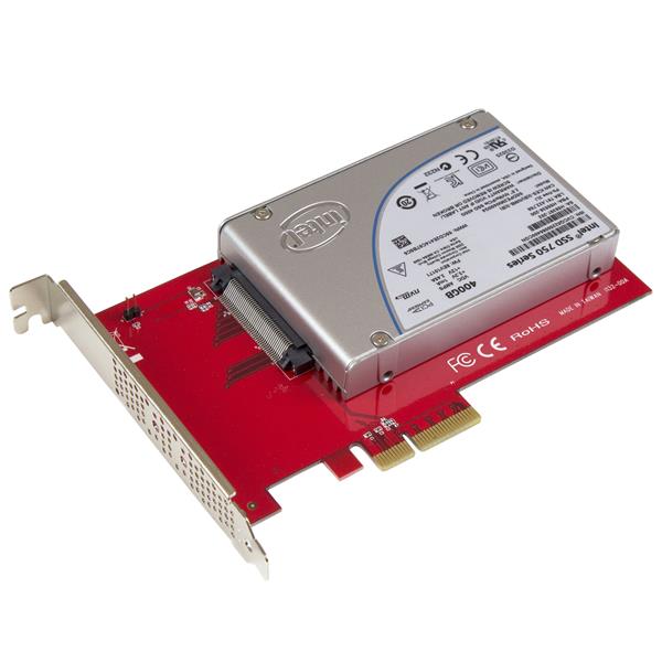 StarTech.com U.2 to PCIe Adapter 2.5 U.2 NVMe SSD - ONE CLICK SUPPLIES