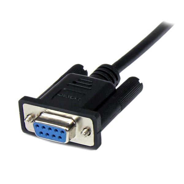 StarTech.com 1m DB9 RS232 Serial Null Modem Cable FM - ONE CLICK SUPPLIES