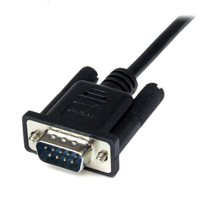 StarTech.com 1m DB9 RS232 Serial Null Modem Cable FM - ONE CLICK SUPPLIES