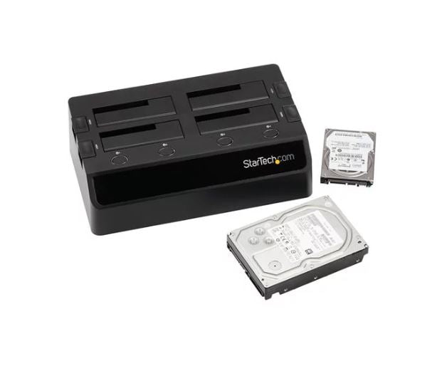 StarTech.com USB3 to 4Bay SATA 6Gbps HDD Dock Station - ONE CLICK SUPPLIES