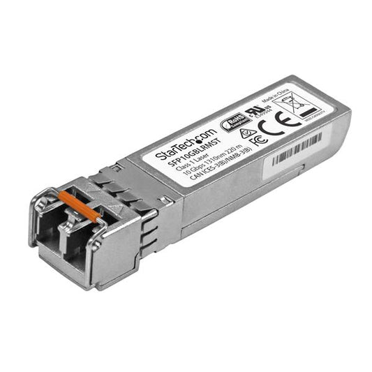 StarTech.com MSA Compliant 10GBaseLRMSFP Plus MM 220m - ONE CLICK SUPPLIES