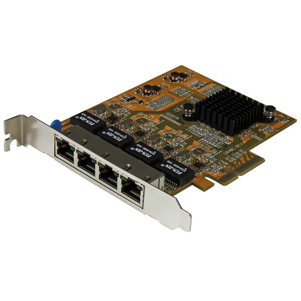 StarTech.com 4 Port PCIe Gigabit Network Adapter Card - ONE CLICK SUPPLIES