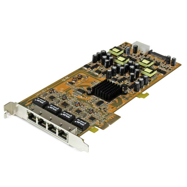 StarTech.com 4 Port Gigabit PoE PCIe NIC - ONE CLICK SUPPLIES