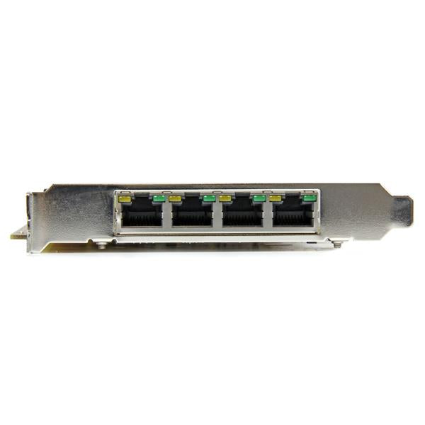 StarTech.com 4 Port Gigabit PoE PCIe NIC - ONE CLICK SUPPLIES