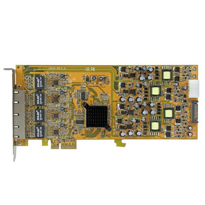 StarTech.com 4 Port Gigabit PoE PCIe NIC - ONE CLICK SUPPLIES