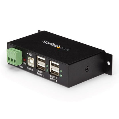 StarTech.com Mountable 4 Port Rugged Ind USB Hub ESD - ONE CLICK SUPPLIES