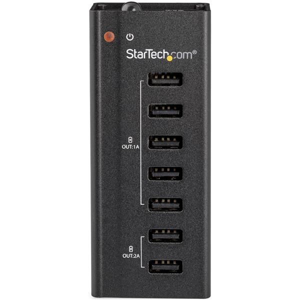 StarTech.com 7 Port USB Charging Station 5x1A 2x2A - ONE CLICK SUPPLIES