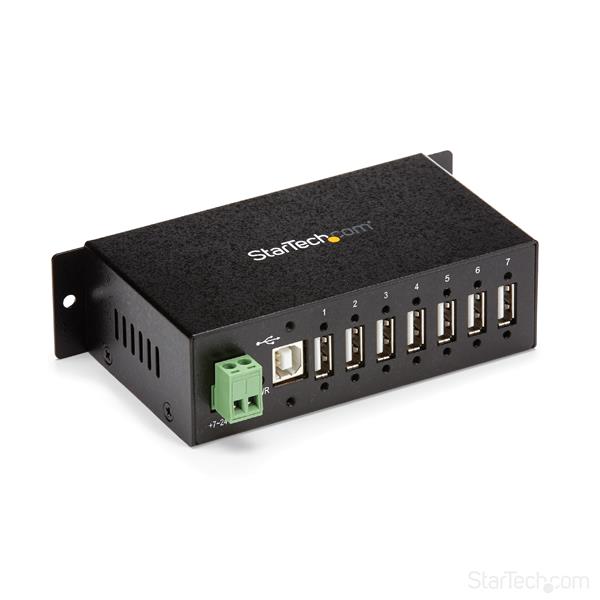 StarTech.com Mountable Rugged Ind 7 Port USB Hub ESD - ONE CLICK SUPPLIES