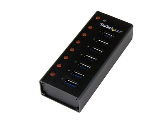 StarTech.com 7PT USB3 Hub Desktop Wall Mountable Encl - ONE CLICK SUPPLIES