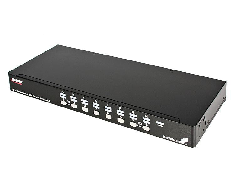 StarTech.com 16PT 1U RackMount USB PS2 KVM Switch OSD - ONE CLICK SUPPLIES