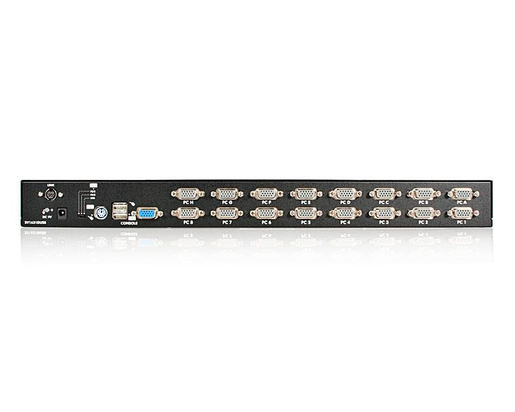 StarTech.com 16PT 1U RackMount USB PS2 KVM Switch OSD - ONE CLICK SUPPLIES