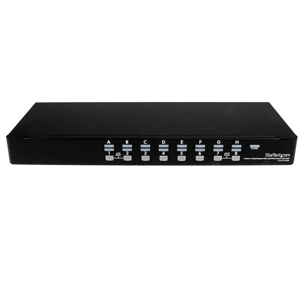 StarTech.com 16 Port 1U Rack Mount USB OSD KVM Switch - ONE CLICK SUPPLIES